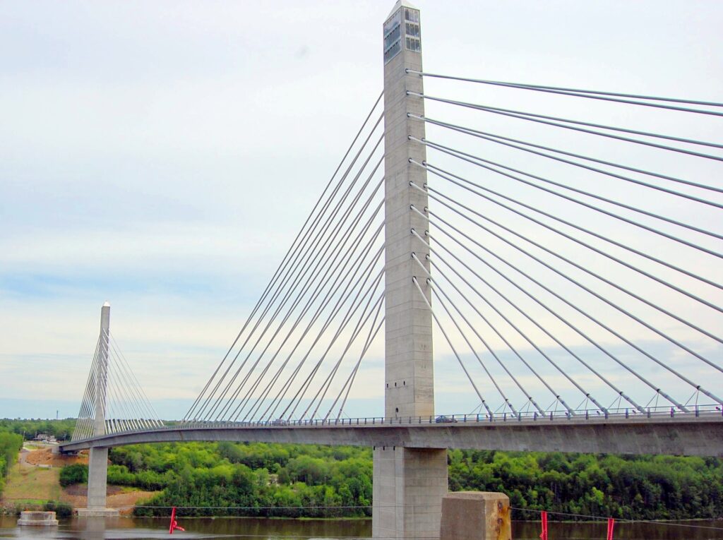 The Penobscot Narrows Bridge and Observatory